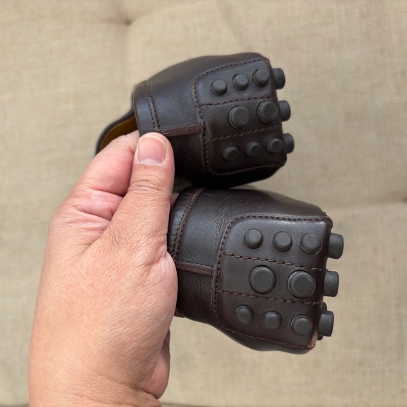 GUCCI Men's Brown Leather Loafers - Picture 5 of 10